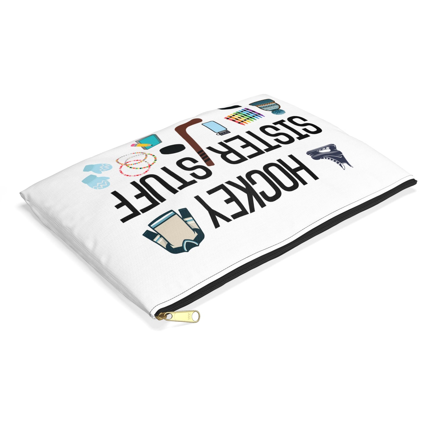 Hockey Sister Stuff Zipper Pouch Bag