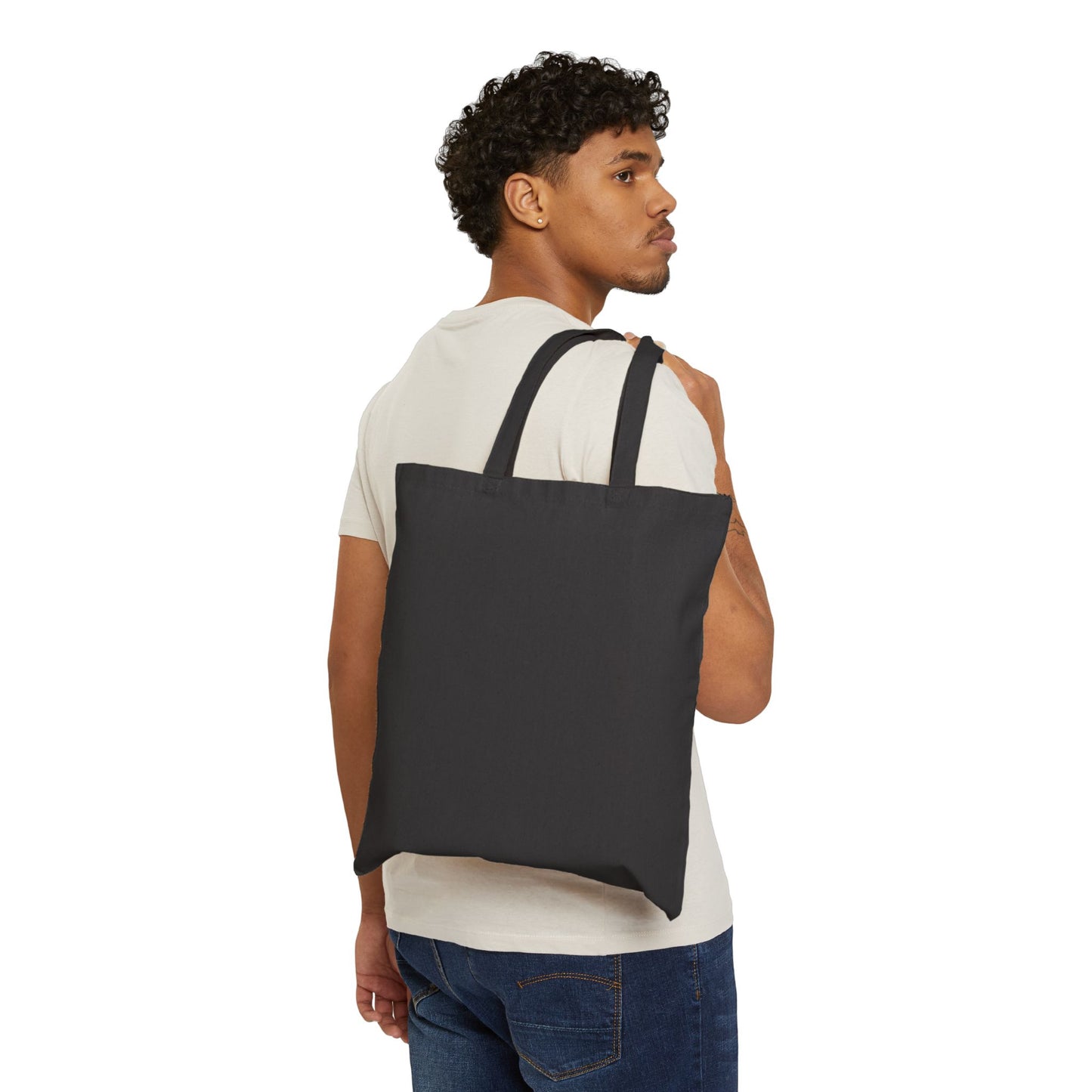 Shoot Score Celly Repeat Hockey Cotton Canvas Tote Bag