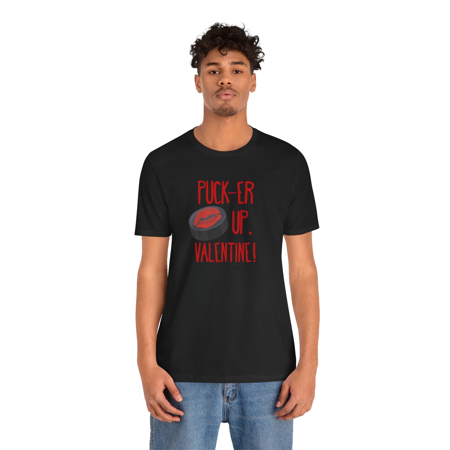 PUCK-ER Up Valentine Ice Hockey Shirt (Adult)
