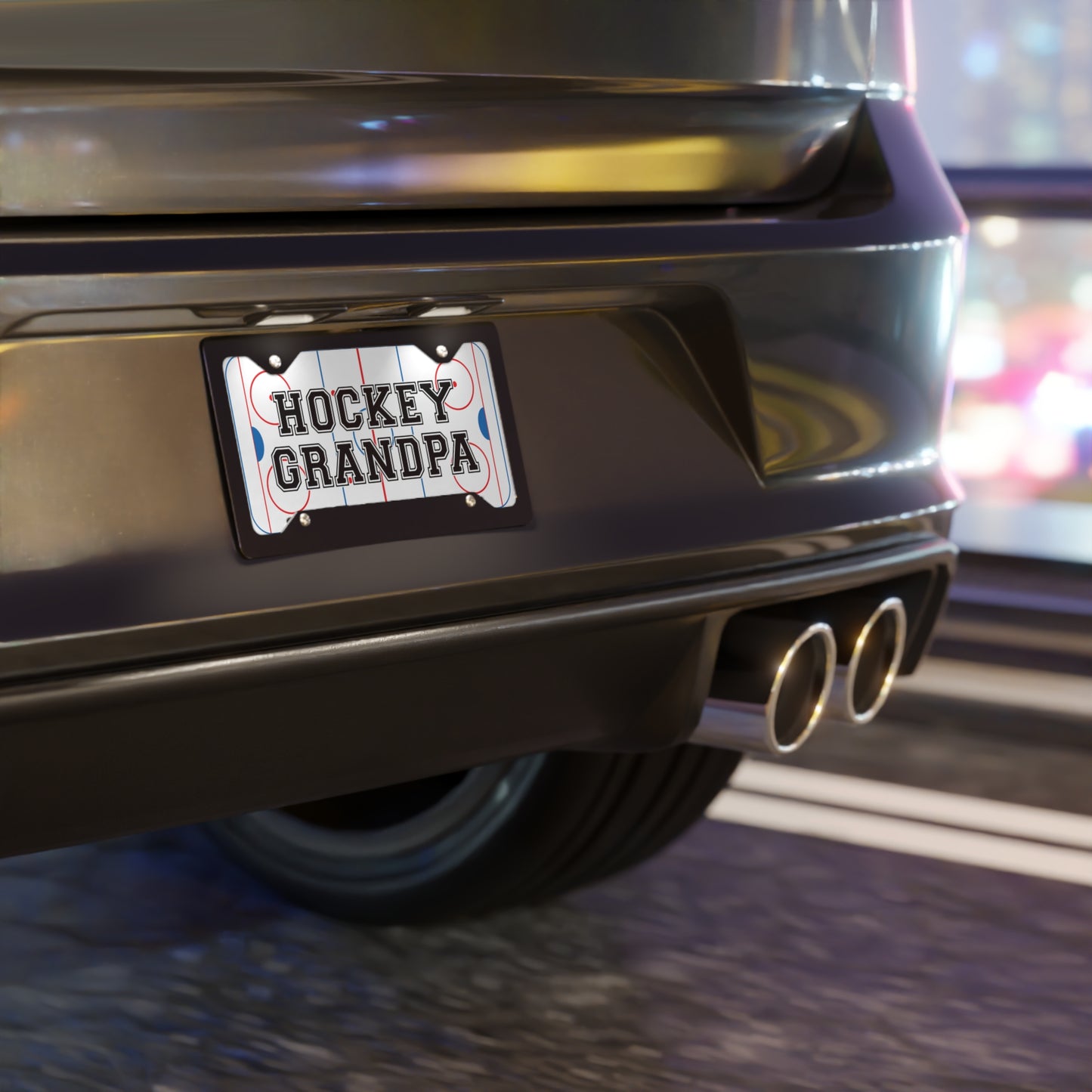 Hockey Grandpa Vanity Plate