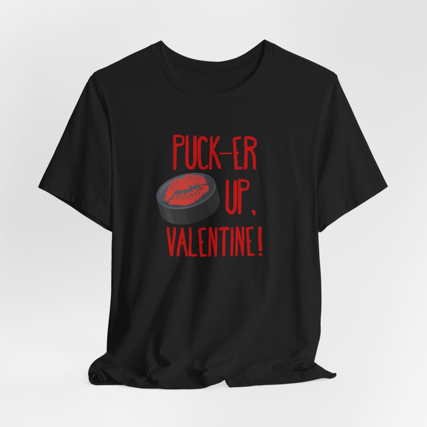 PUCK-ER Up Valentine Ice Hockey Shirt (Adult)