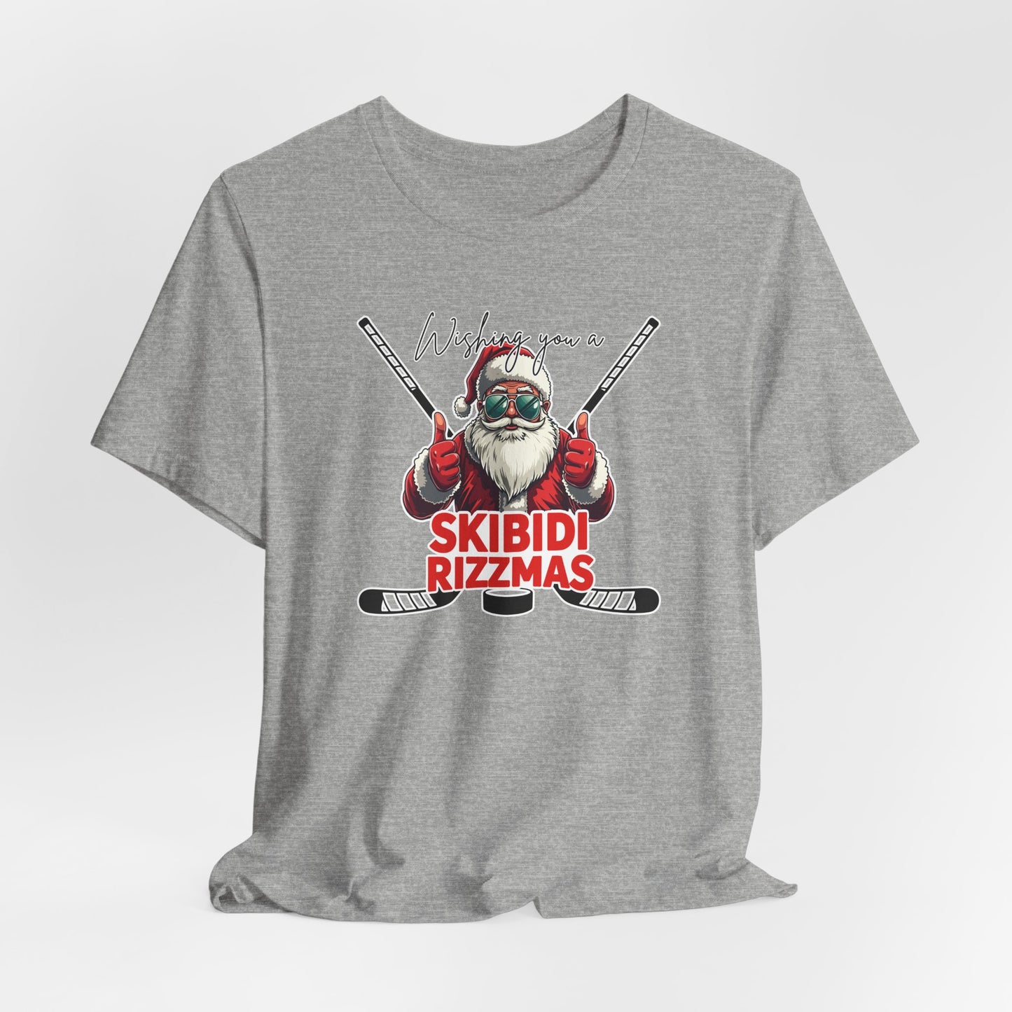Skibidi Rizzmas Red Santa Shirt (Adult)