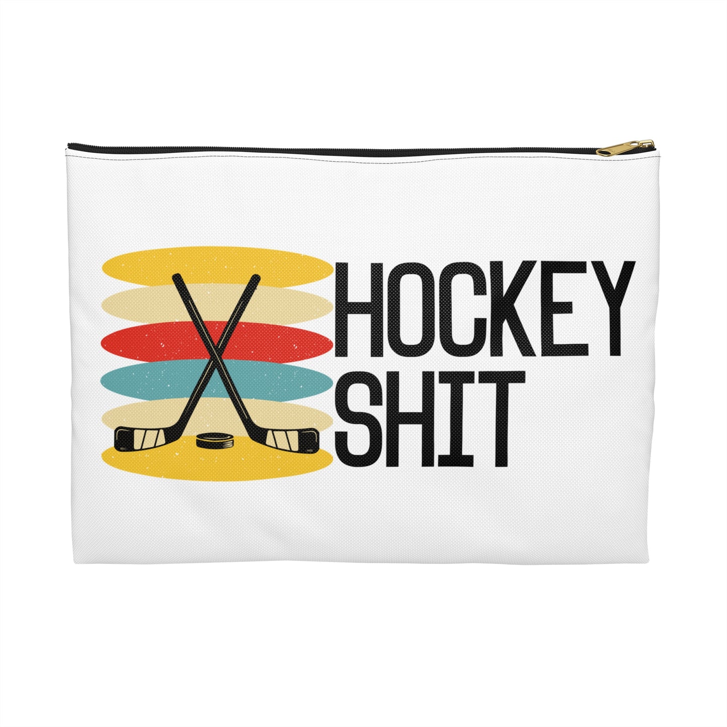 Hockey Shit Zipper Pouch Bag