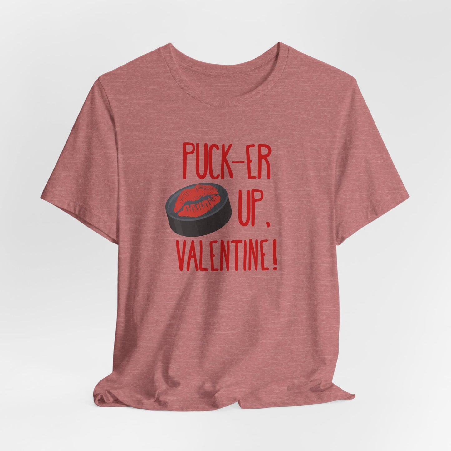PUCK-ER Up Valentine Ice Hockey Shirt (Adult)