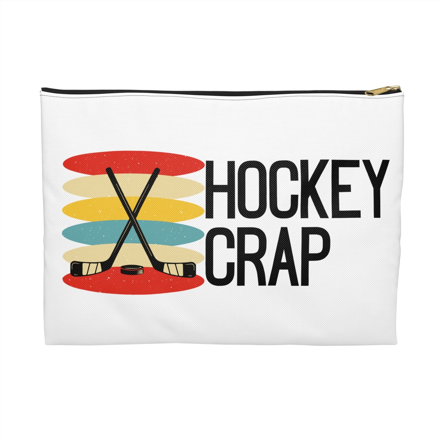 HOCKEY CRAP Zipper Pouch Bag