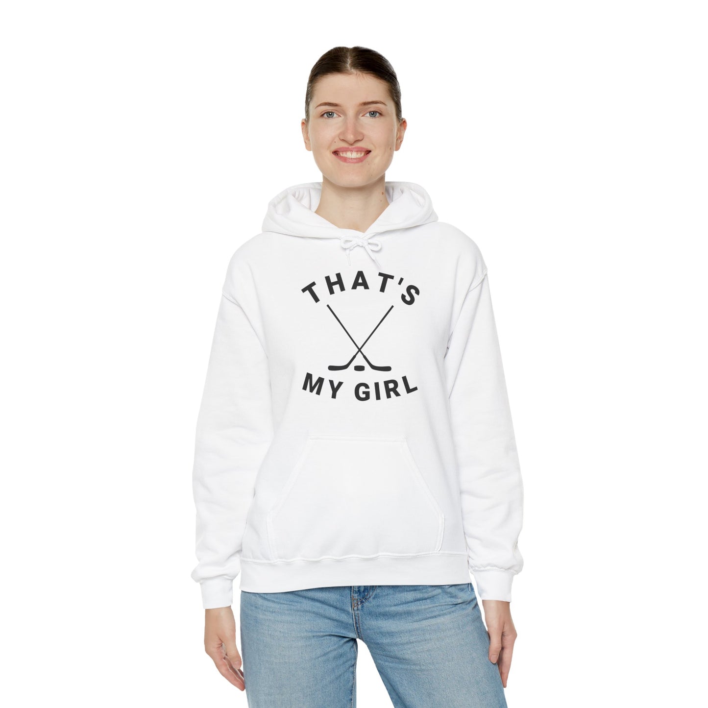 THAT'S MY GIRL Parent Ice Hockey Hoodie Sweatshirt