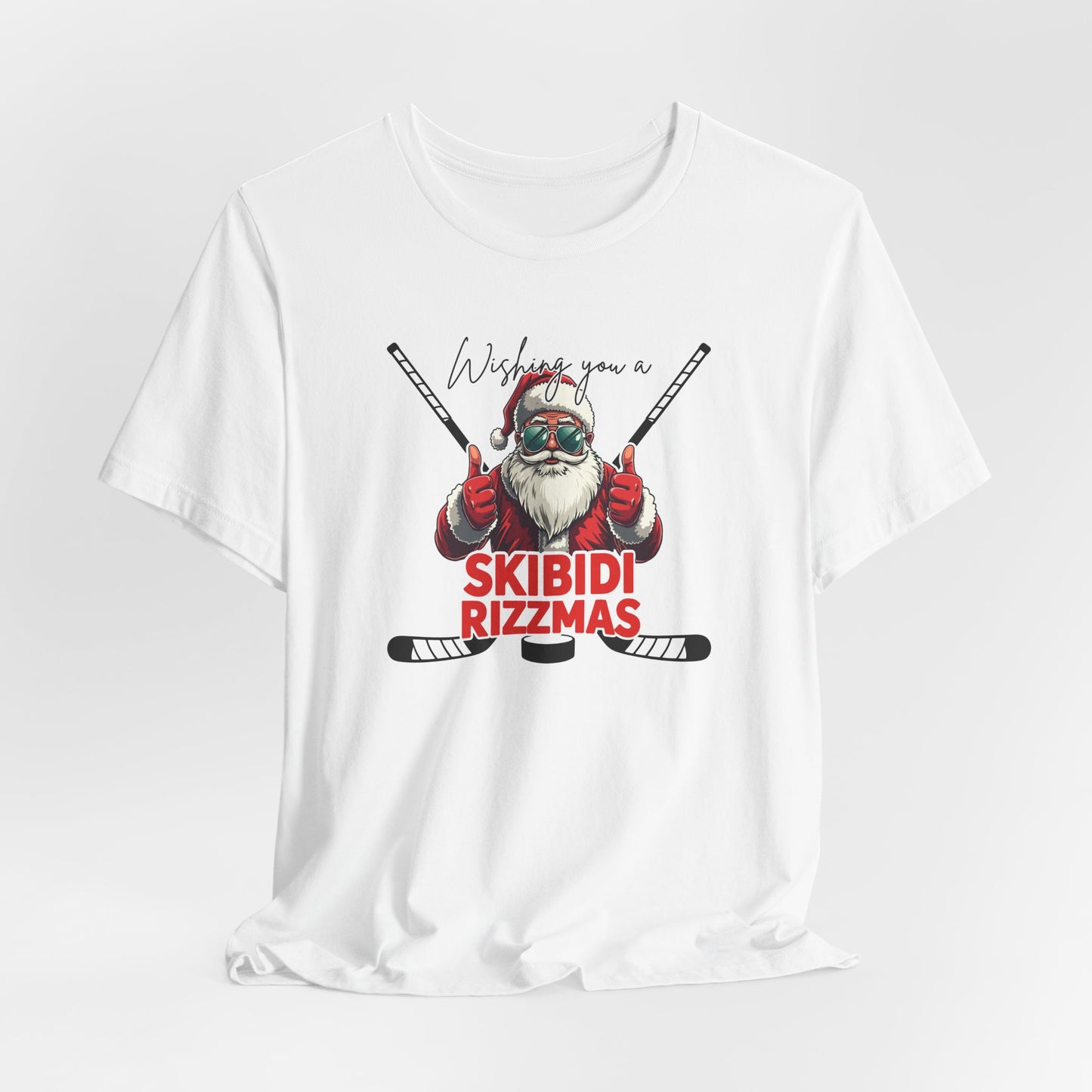 Skibidi Rizzmas Red Santa Shirt (Adult)