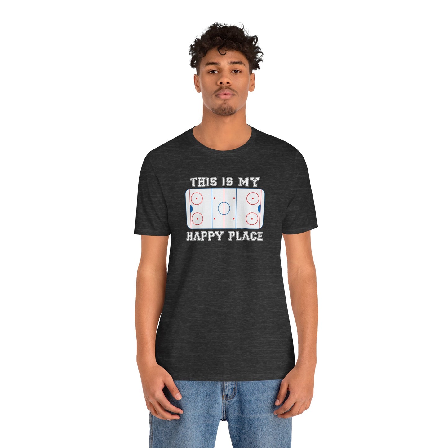 This is My Happy Place HOCKEY RINK Shirt (Adult)