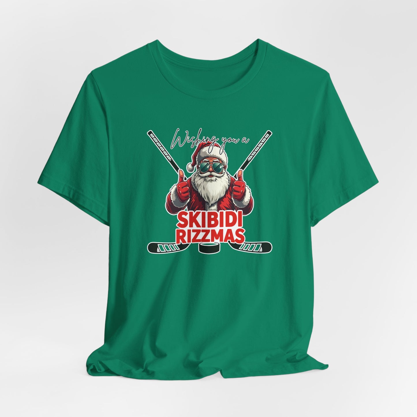 Skibidi Rizzmas Red Santa Shirt (Adult)