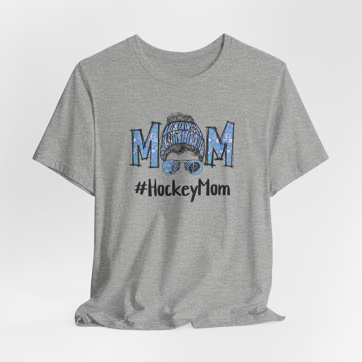 Hashtag HOCKEY MOM Ice Hockey T-Shirt (Adult)