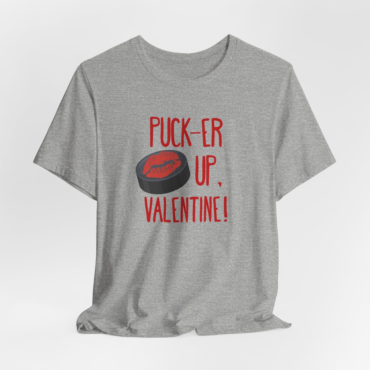 PUCK-ER Up Valentine Ice Hockey Shirt (Adult)