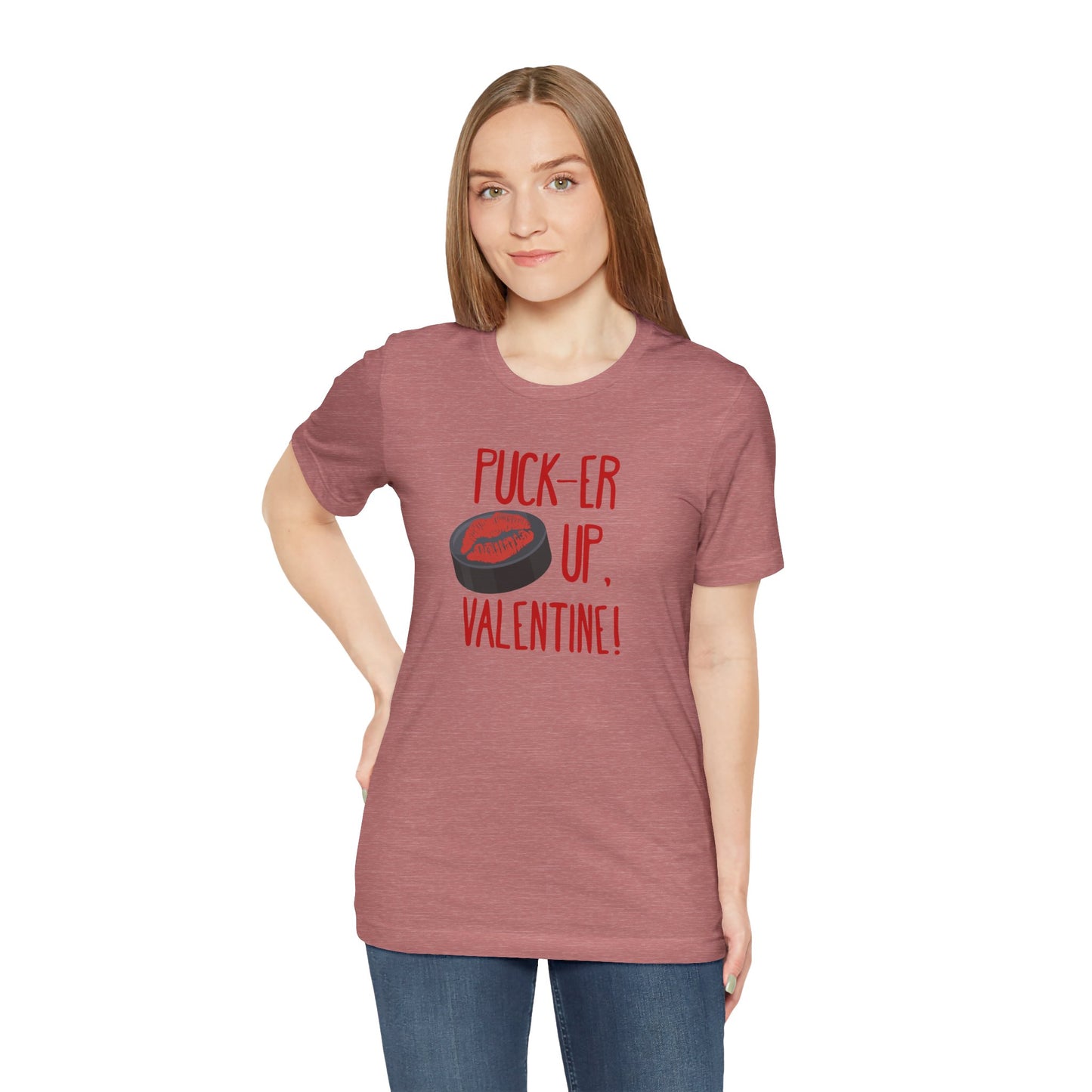 PUCK-ER Up Valentine Ice Hockey Shirt (Adult)