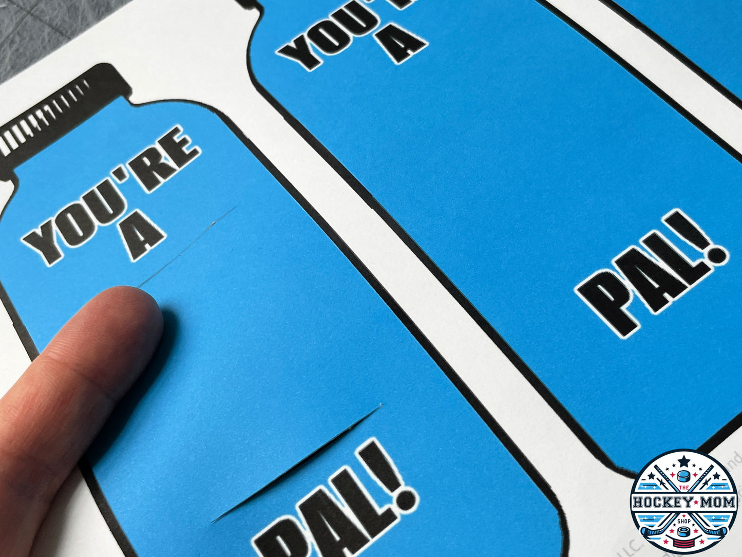 "Prime Pal" Hydration Drink Packet Bottle Printable Cards
