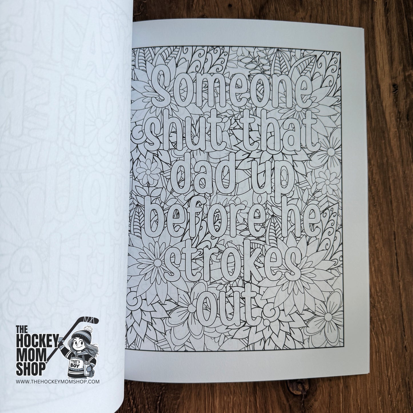 (EXPLICIT VERSION) The Hockey Mom Coloring Book PRINT EDITION (GHC Sale)