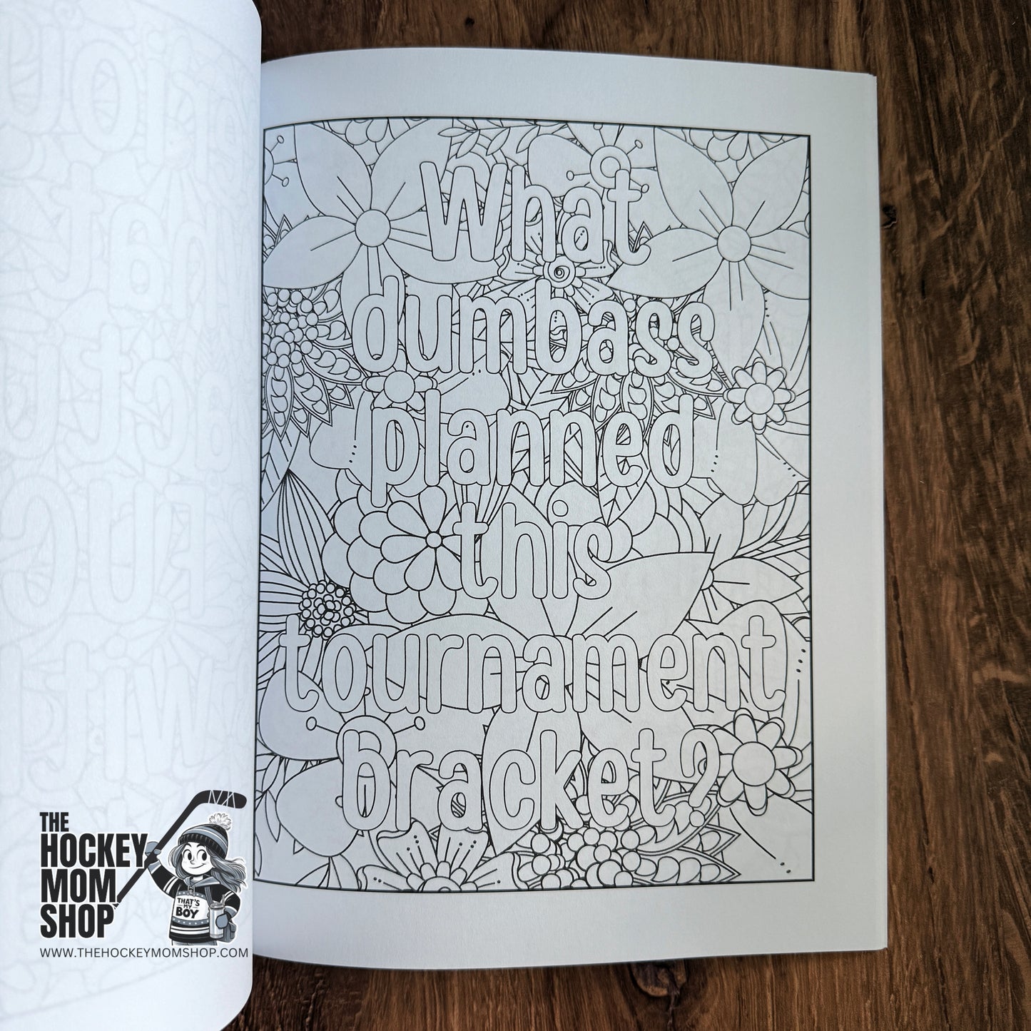 (EXPLICIT VERSION) The Hockey Mom Coloring Book PRINT EDITION