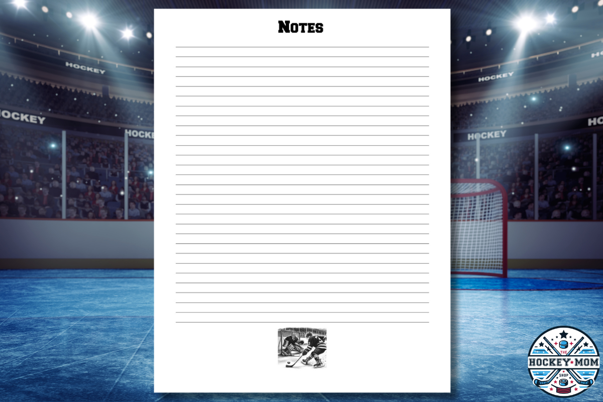 Printable ICE HOCKEY PLAYBOOK Pages Pack