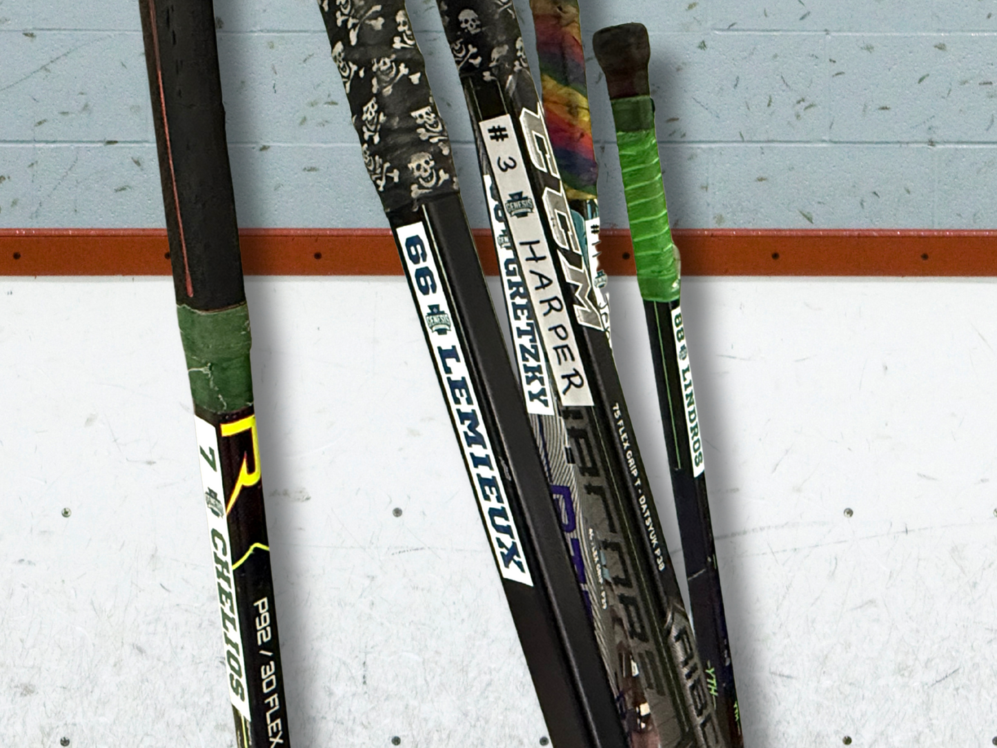 Genesis Hockey Stick Blank Name Stickers