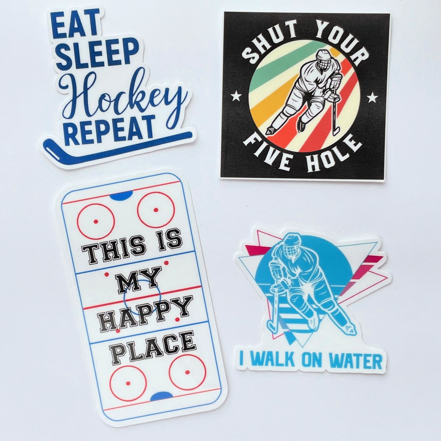 ICE HOCKEY Stickers Vinyl Sticker 4-Pack
