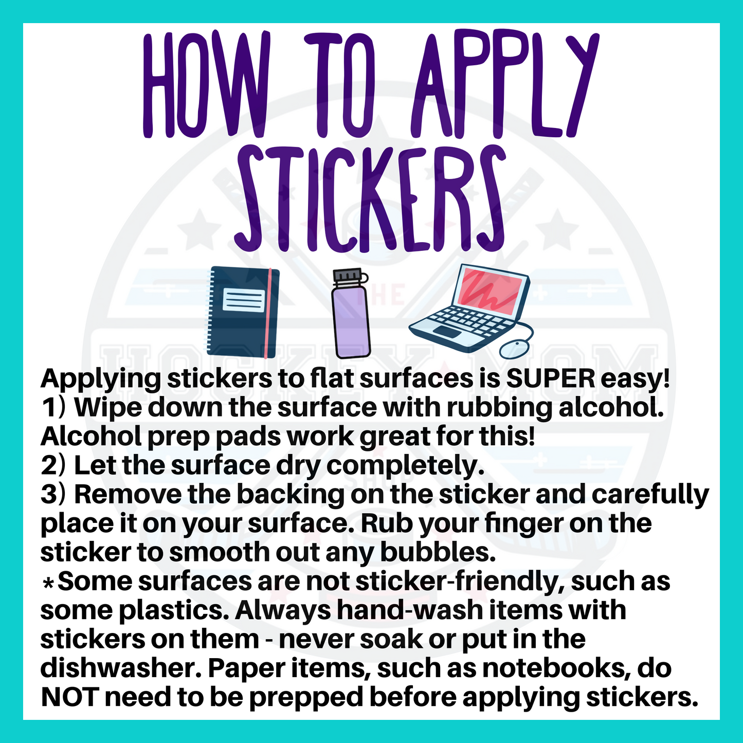 ICE Cold RIZZ HOCKEY Vinyl Sticker