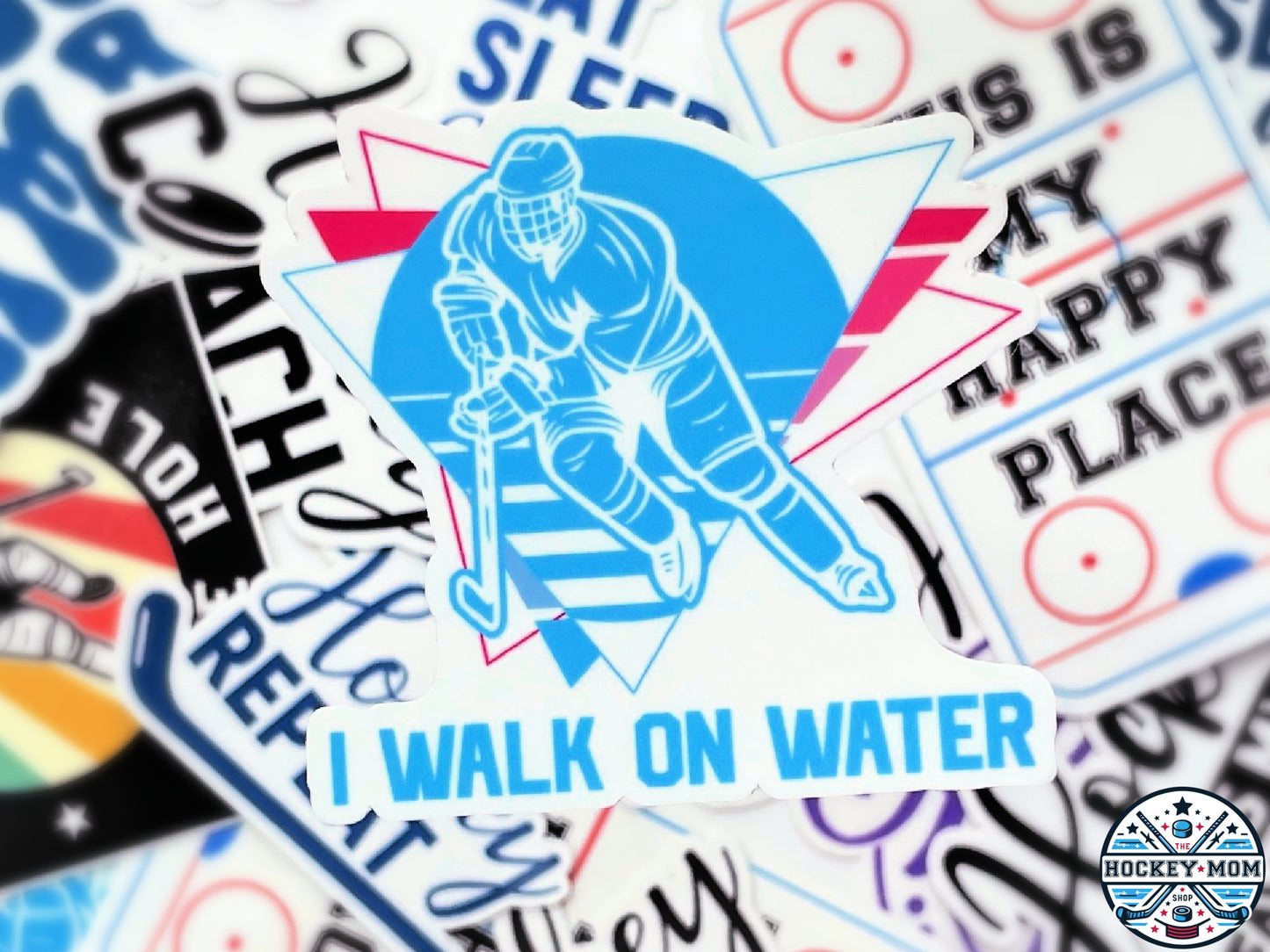 ICE HOCKEY Stickers Vinyl Sticker 4-Pack