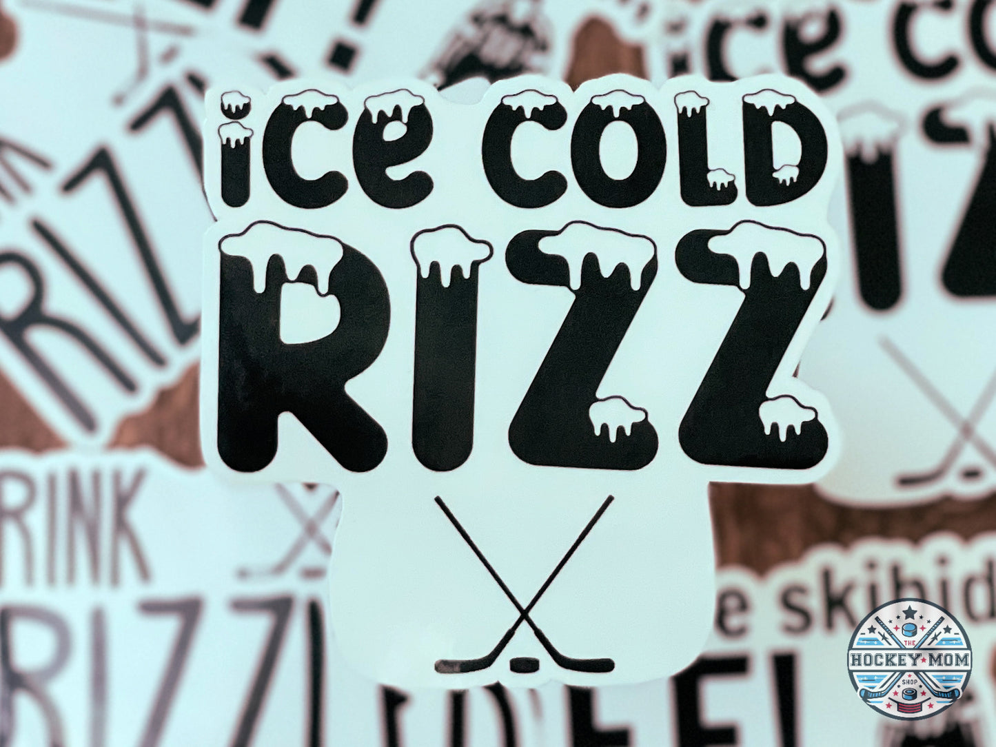 ICE Cold RIZZ HOCKEY Vinyl Sticker