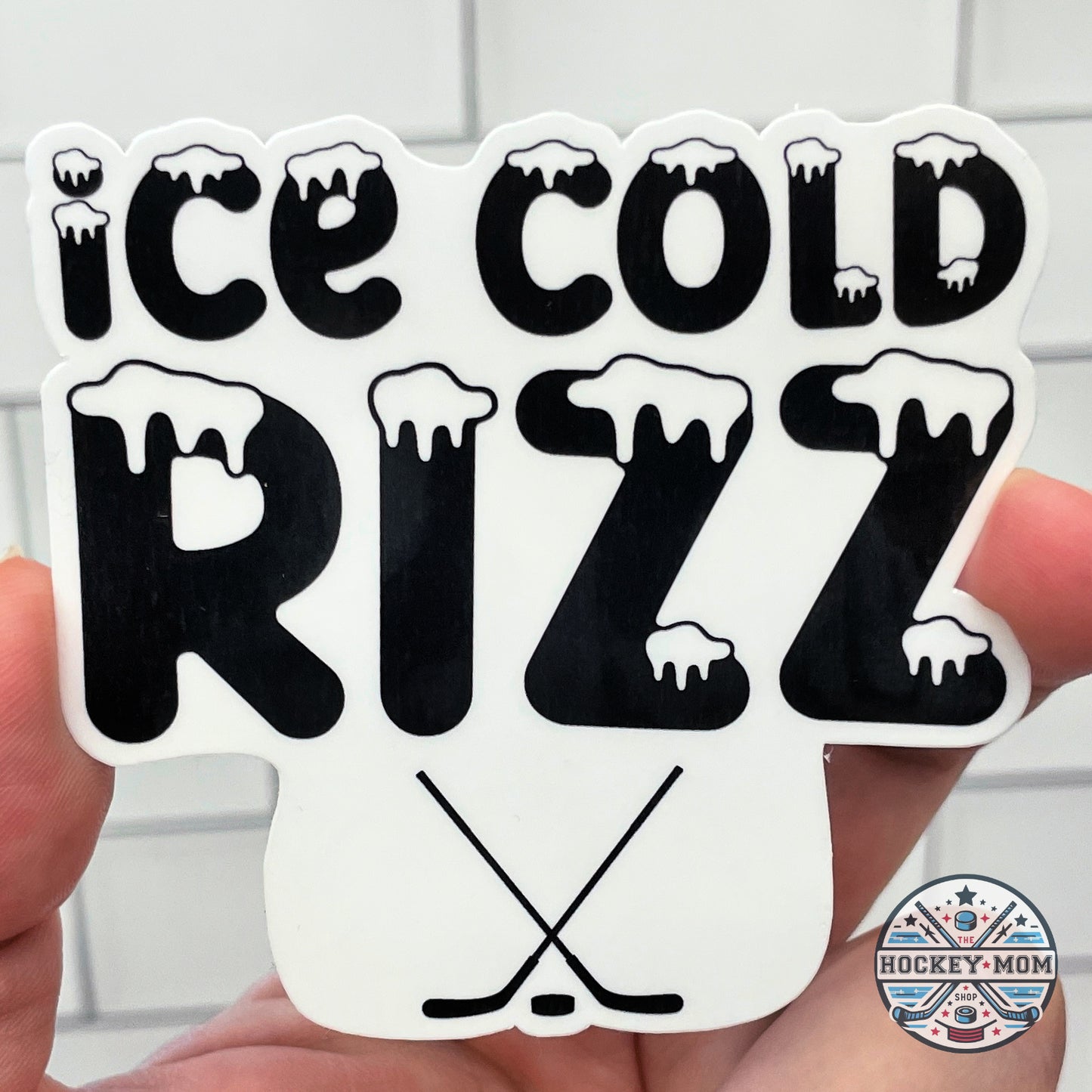 ICE Cold RIZZ HOCKEY Vinyl Sticker