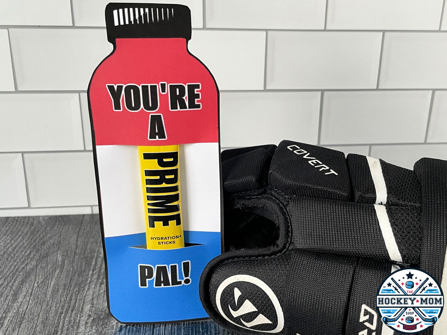 "Prime Pal" Hydration Drink Packet Bottle Printable Cards