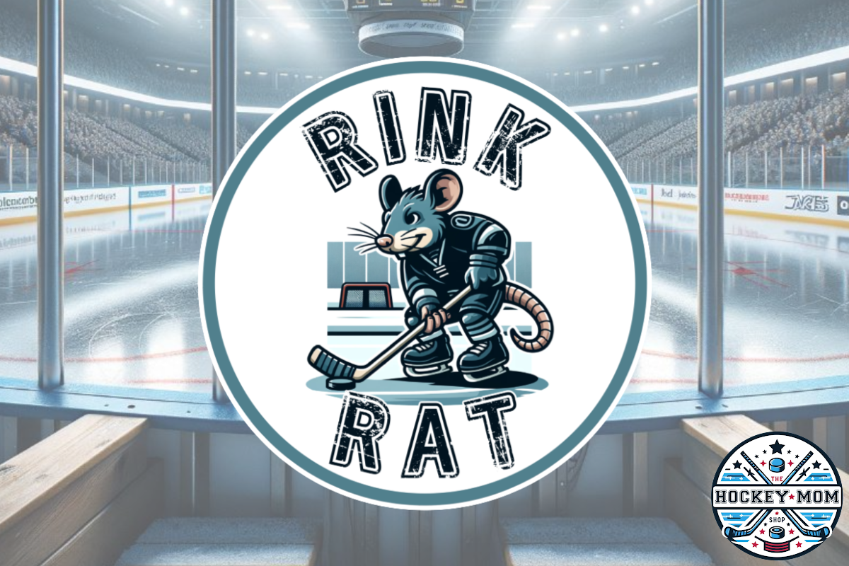 RINK RAT Ice HOCKEY Vinyl Sticker