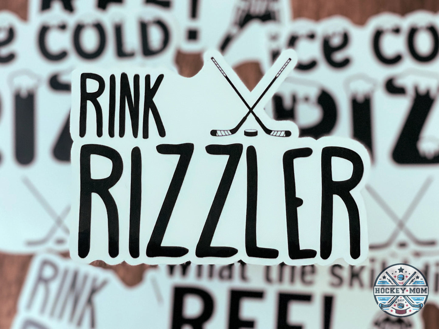 RINK RIZZLER Ice HOCKEY Vinyl Sticker