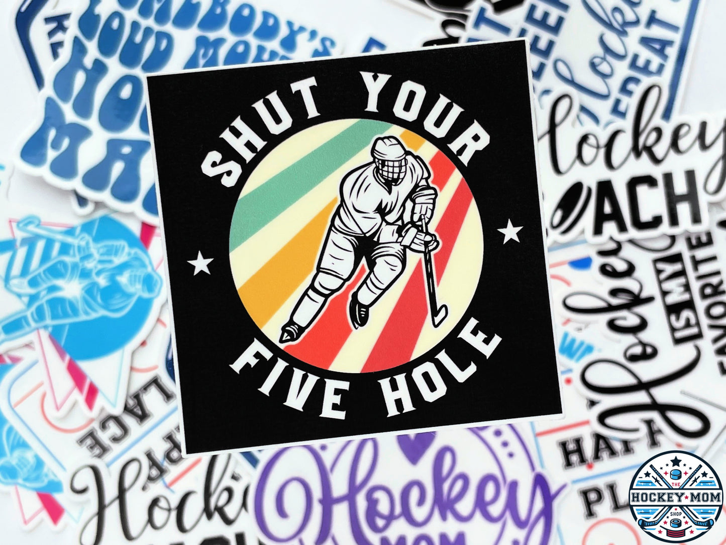 ICE HOCKEY Stickers Vinyl Sticker 4-Pack