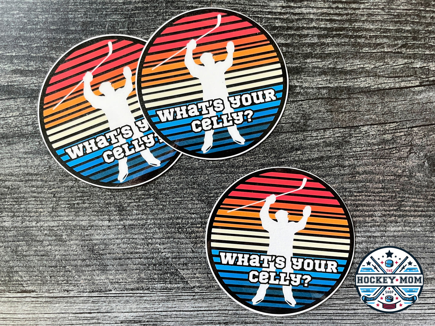 What's Your CELLY ICE HOCKEY Vinyl Sticker