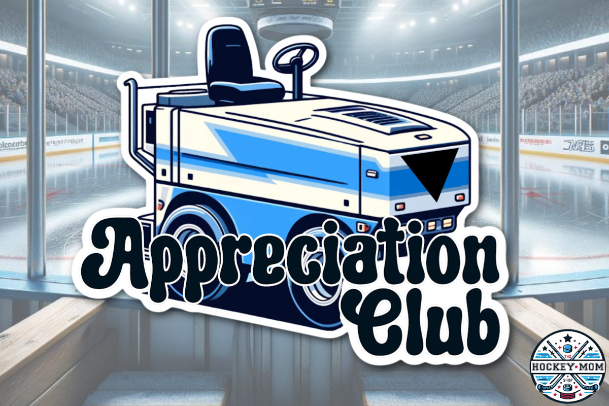 Ice Resurfacing Machine Appreciation Club ICE HOCKEY Vinyl Sticker