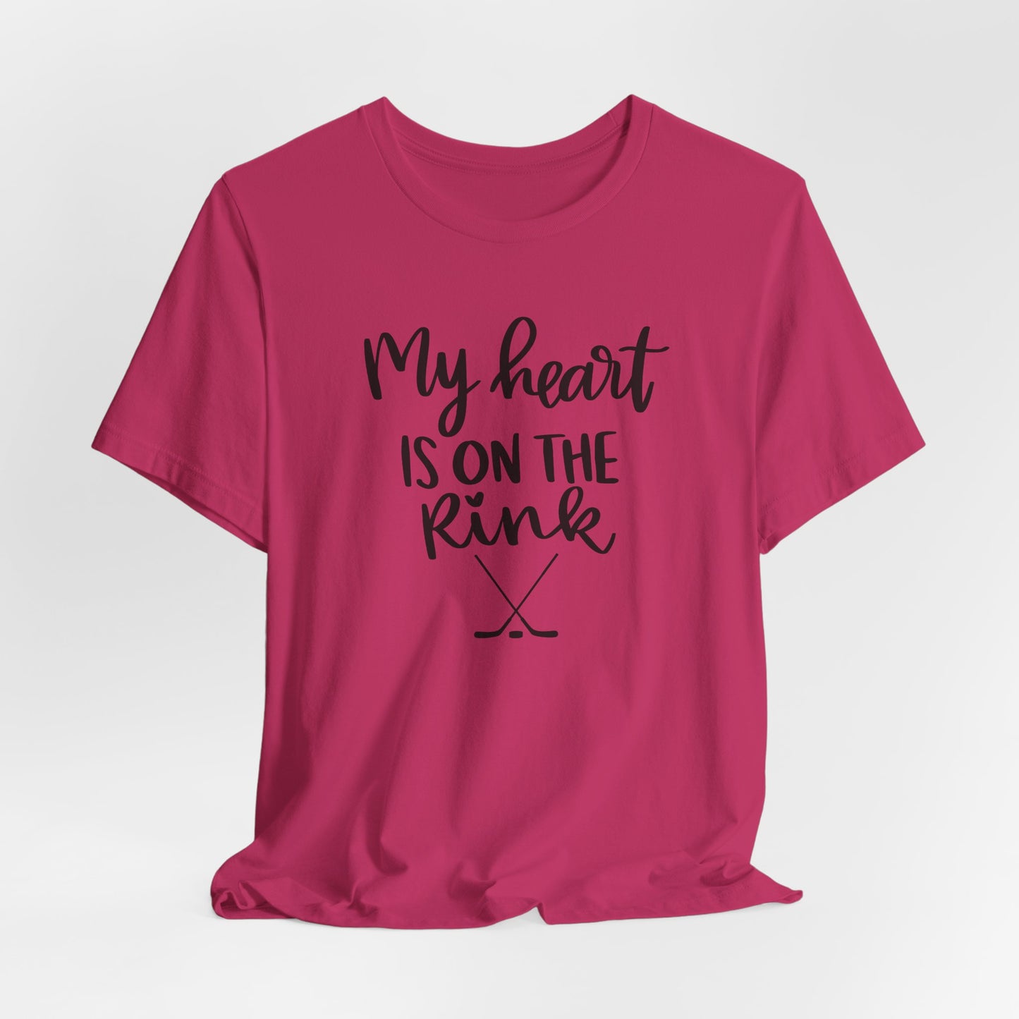 My Heart in on the Rink Ice Hockey Shirt