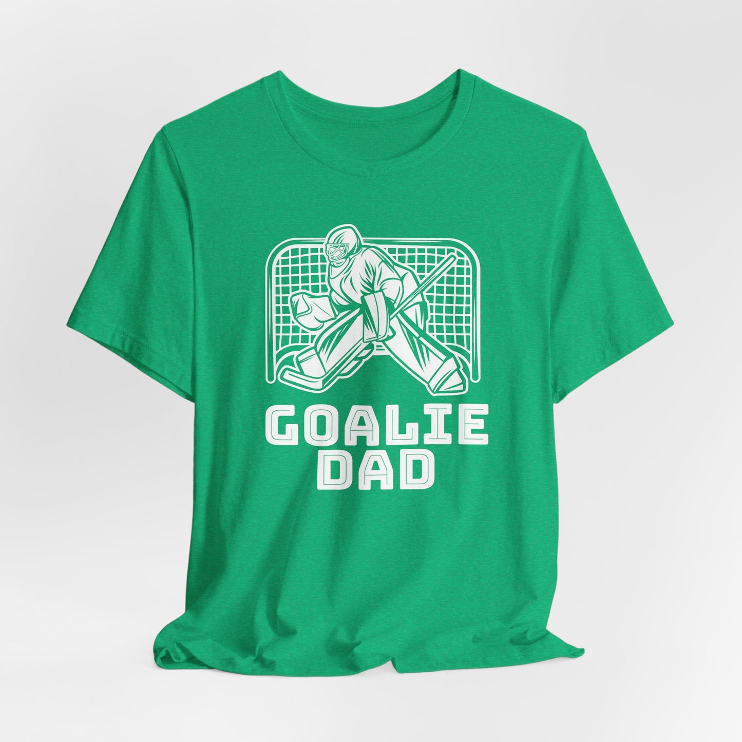 Goalie Dad Adult Ice Hockey T-Shirt