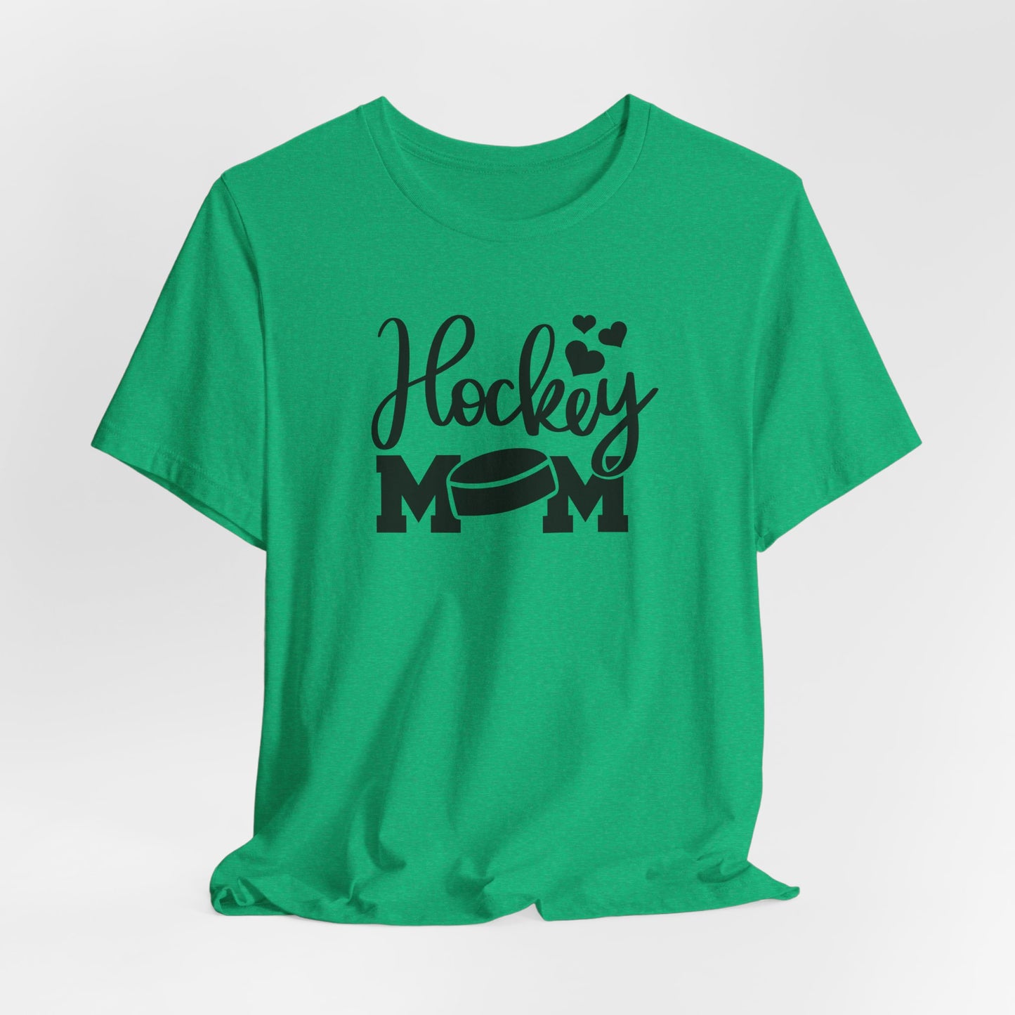 Hockey Mom Puck and Hearts T-Shirt