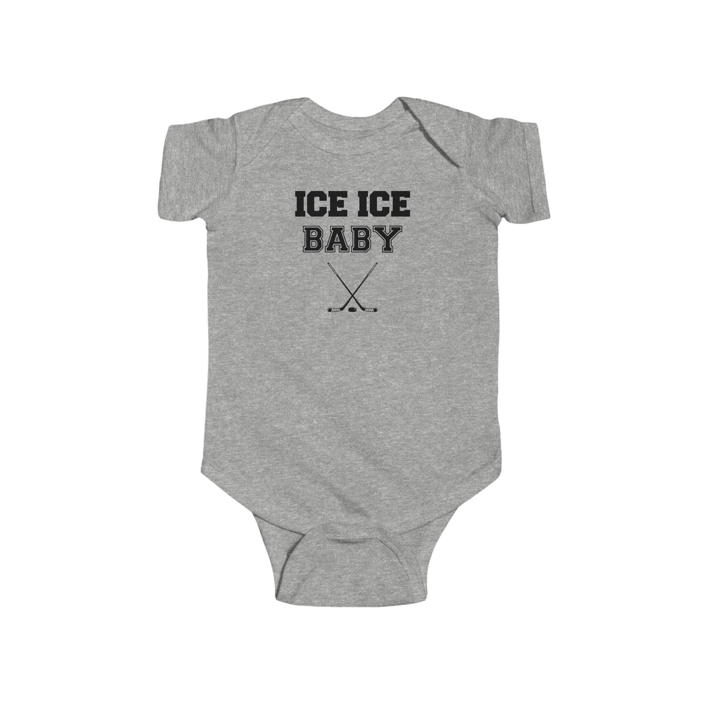 ICE ICE BABY Hockey Themed Baby Outfit