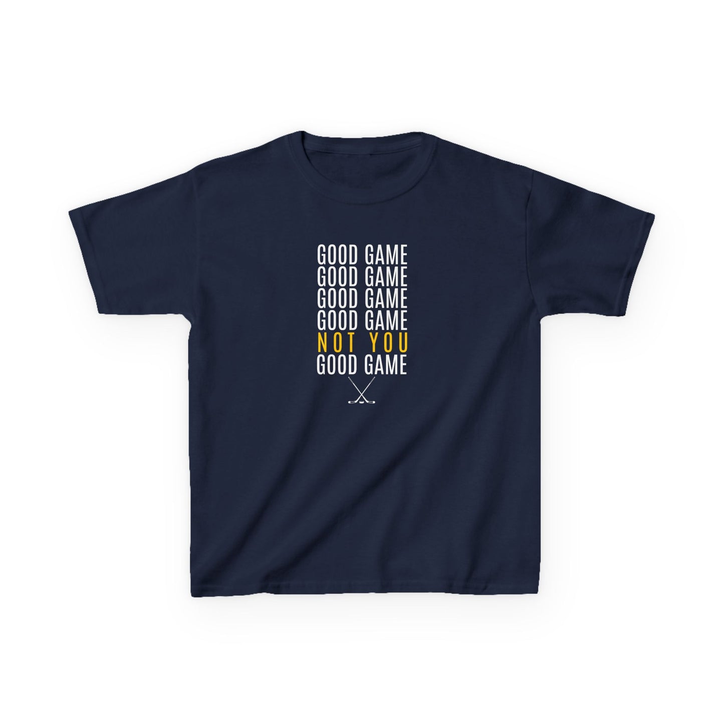 Good Game Not You Funny Ice Hockey T-Shirt (Youth)