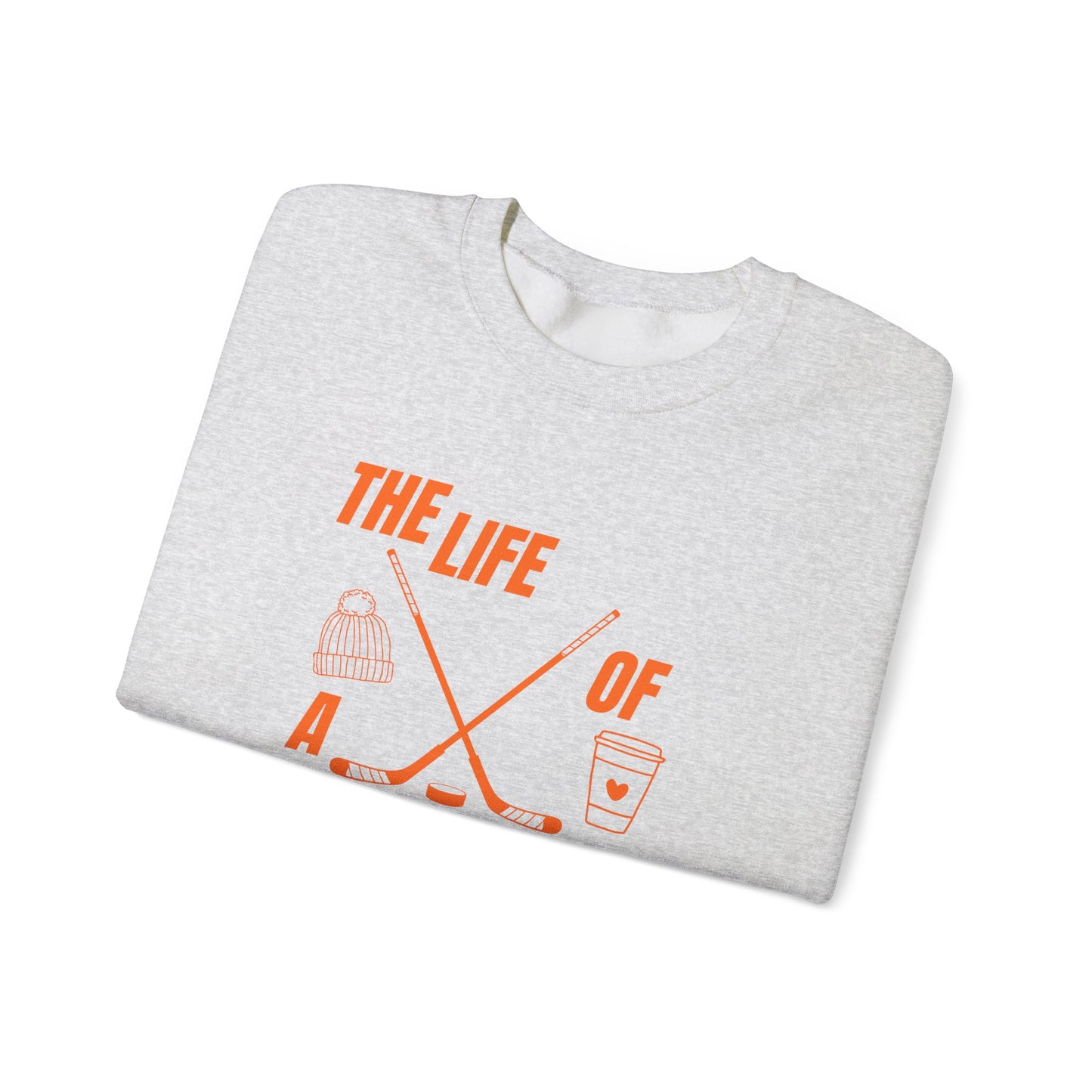 The Life of a Hockey Mom Crewneck | Funny Hockey Mom Era Sweatshirt | Swiftie Inspired Rink Life Crew | Cozy Hockey Mom Gift Free Shipping