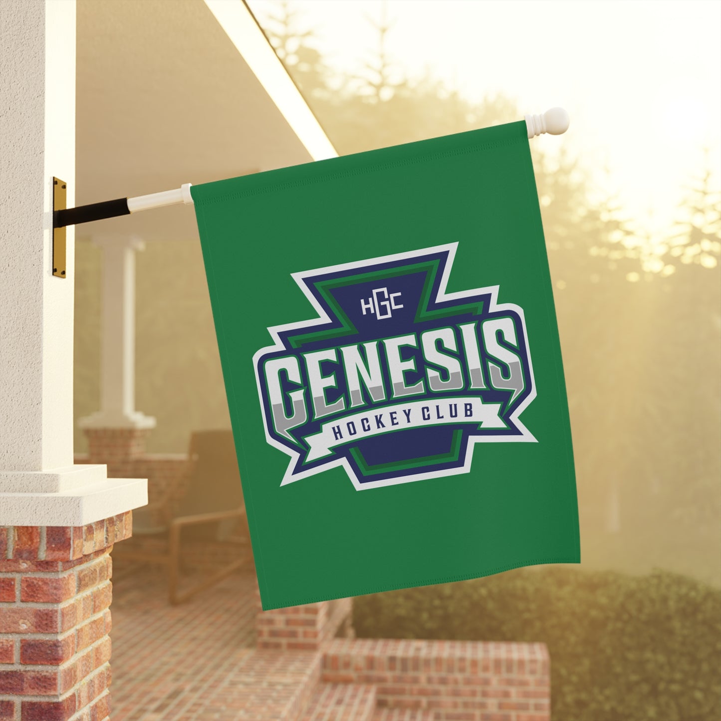 Genesis Hockey Club LARGE Fabric Flag (Keystone Logo)