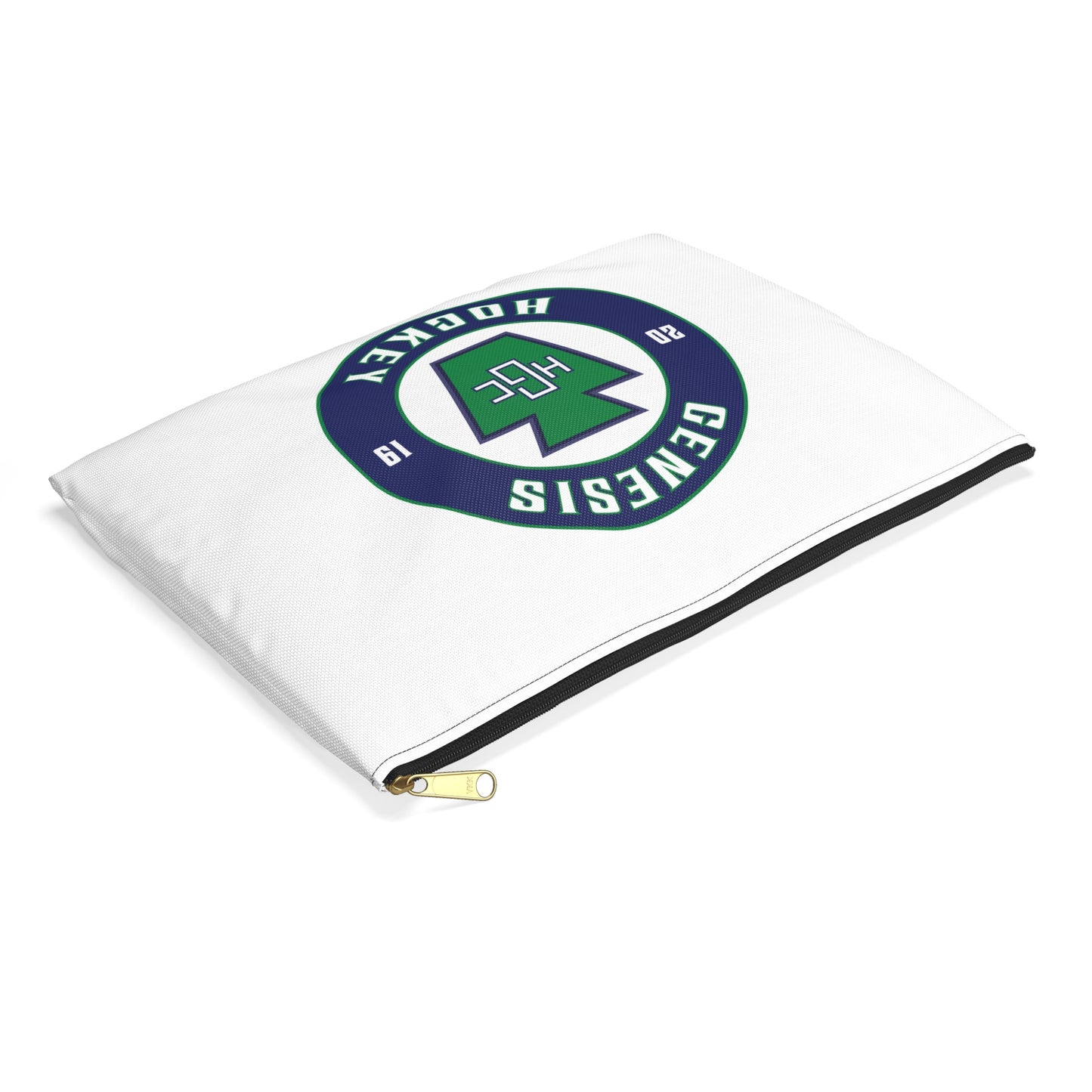 Genesis ROUND Logo Zipper Pouch Bag