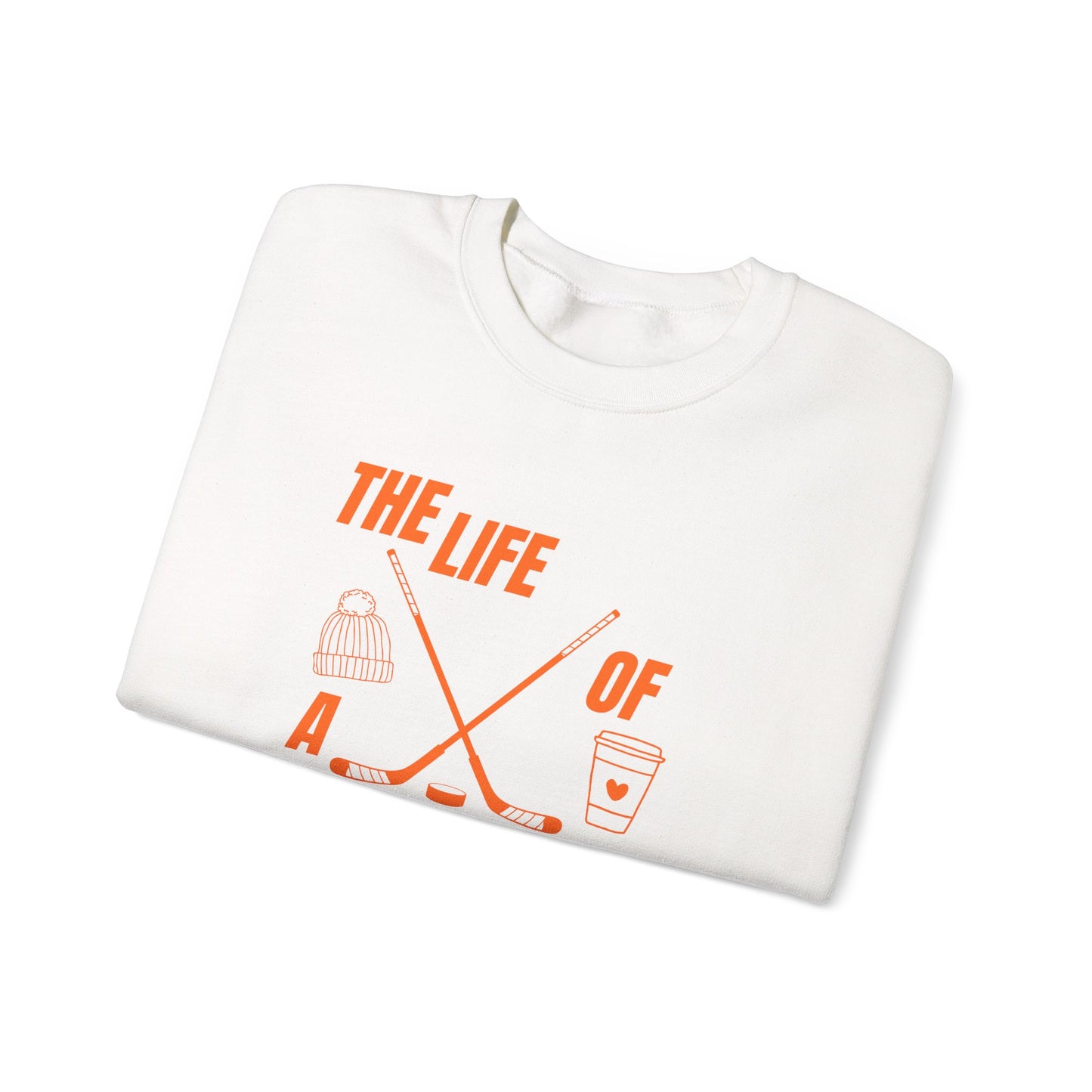 The Life of a Hockey Mom Crewneck | Funny Hockey Mom Era Sweatshirt | Swiftie Inspired Rink Life Crew | Cozy Hockey Mom Gift Free Shipping