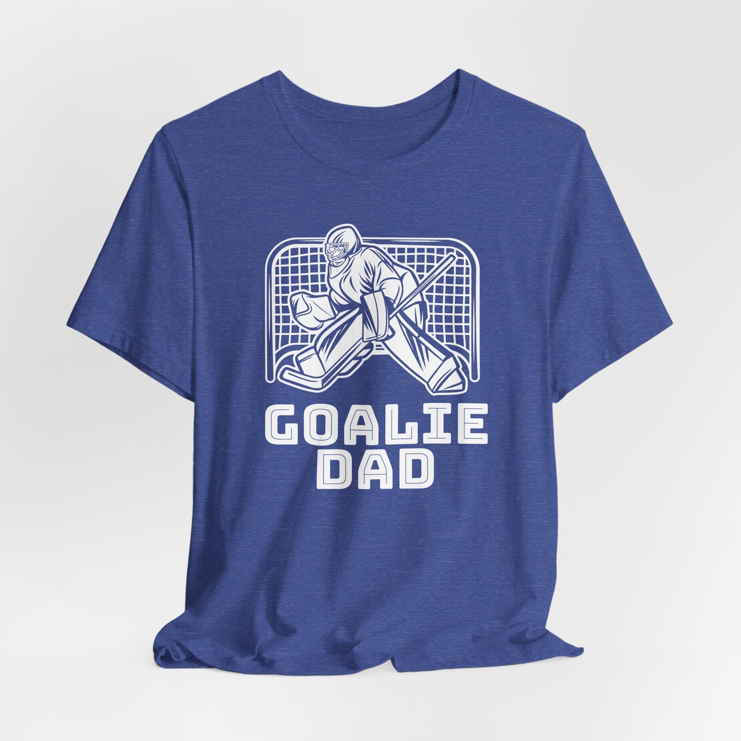 Goalie Dad Adult Ice Hockey T-Shirt