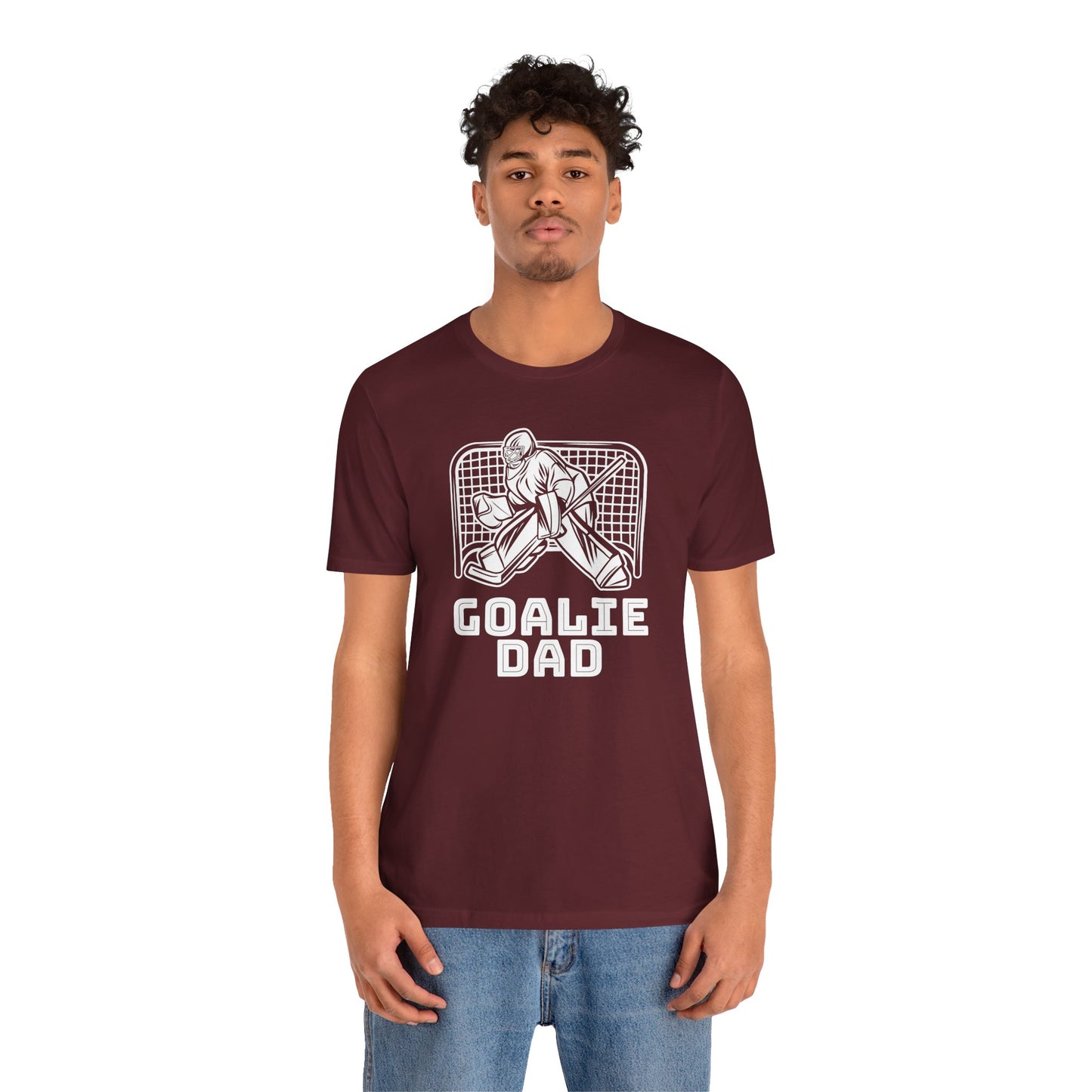 Goalie Dad Adult Ice Hockey T-Shirt