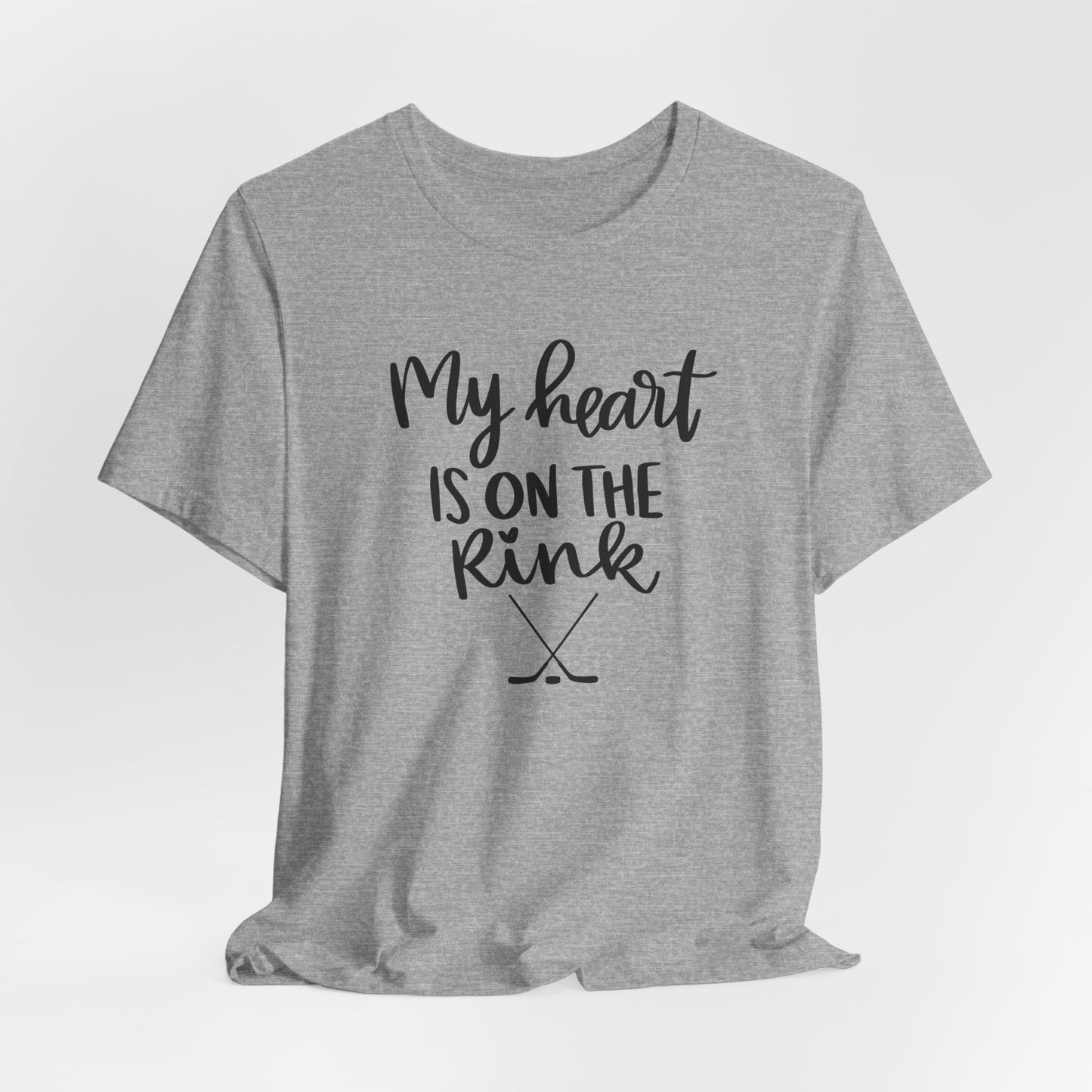 My Heart in on the Rink Ice Hockey Shirt