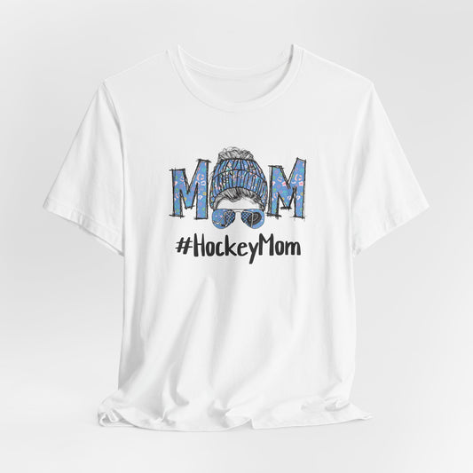 Hashtag HOCKEY MOM Ice Hockey T-Shirt (Adult)