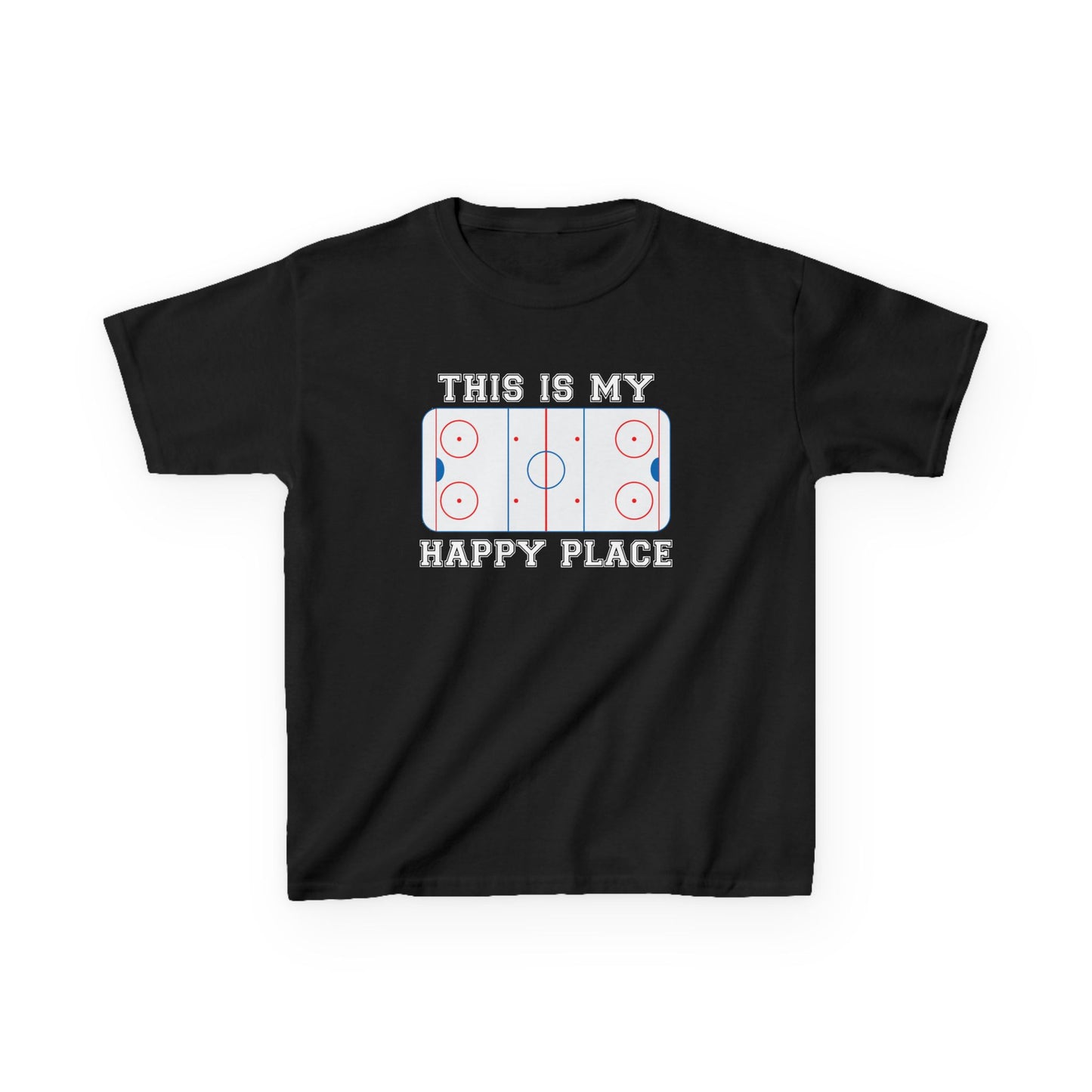 This is My Happy Place HOCKEY RINK Shirt (Youth)