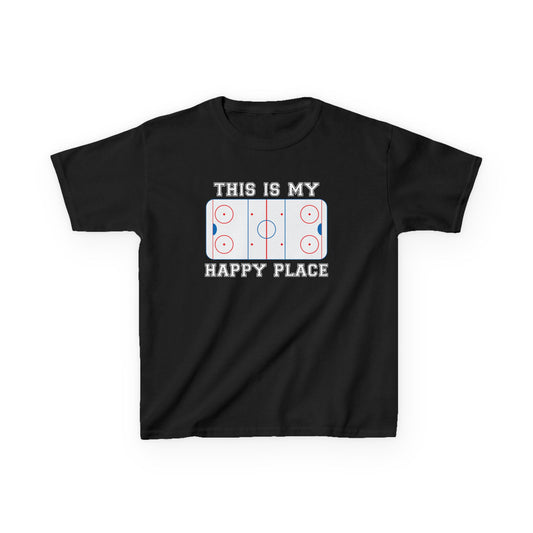 This is My Happy Place HOCKEY RINK Shirt (Youth)