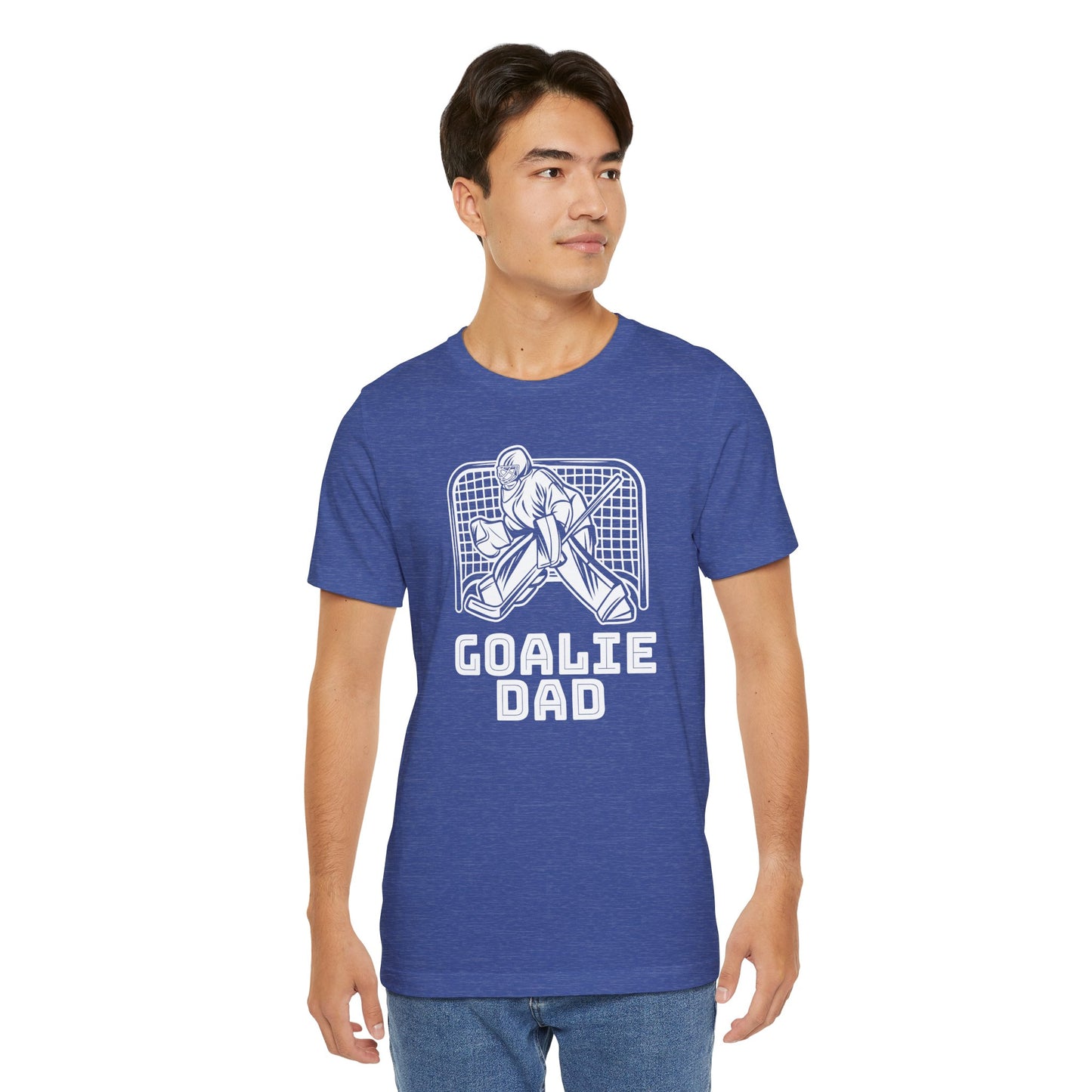 Goalie Dad Adult Ice Hockey T-Shirt