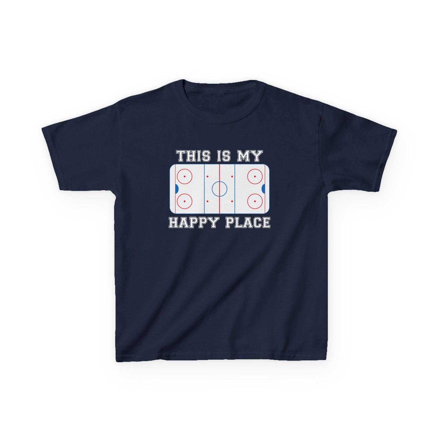 This is My Happy Place HOCKEY RINK Shirt (Youth)