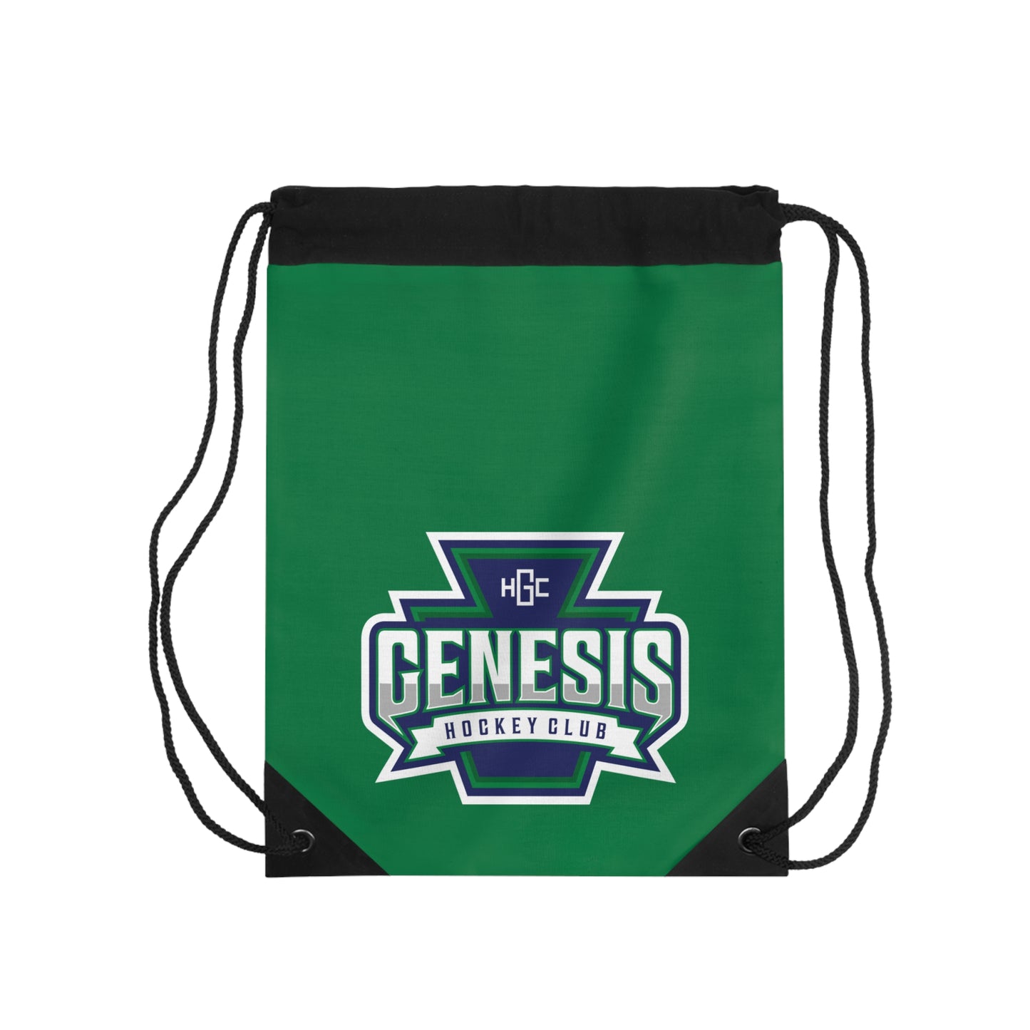 Genesis Premium Fabric Drawstring Bag with Interior Zipper Pocket